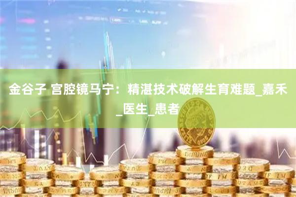 金谷子 宫腔镜马宁：精湛技术破解生育难题_嘉禾_医生_患者